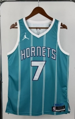Charlotte Hornets Away Blue #7 NBA Jersey-311