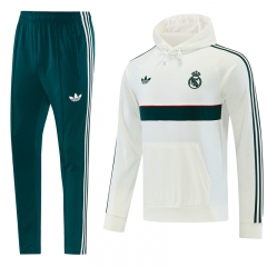 26-27 Real Madrid Beige Thailand Soccer Tracksuit With Hat-LH