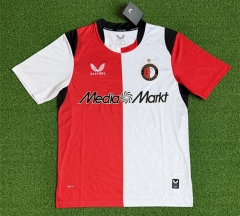 (S-4XL) 26-27 Feyenoord Rotterdam Home Red&White Thailand Soccer Jersey AAA-403