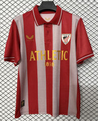 (S-4XL) 26-27 Street Style Athletic Bilbao Red Thailand Soccer Jersey AAA-2044