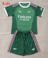 26-27 Arsenal Goalkeeper Green Kids/Youth Soccer Uniform-AY