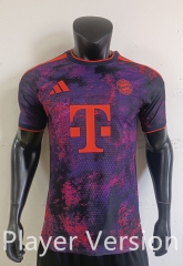Player Version 26-27 Bayern München 2nd Away Pink&Purple Thailand Soccer Jersey AAA-0871