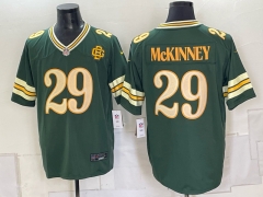 Green Bay Packers 5 Generations Green #29 NFL Jersey-0840