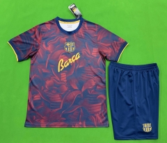 (S-3XL) Without Brand Logo 26-27 Joint Version Barcelona Red&PurpleSoccer Uniform-9031