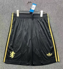 26-27 Aston Villa Away Black Thailand Soccer Shorts