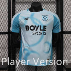 Player Version 26-27 West Ham United 2nd Away Light Blue Thailand Soccer Jersey AAA-888