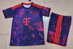 26-27 Bayern München 2nd Away Purple&Red Soccer Uniform-6916