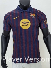 Player Version 27-28 Barcelona Home Red&Blue Thailand Soccer Jersey AAA-9753