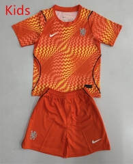 26-27 Chelsea Goalkeeper Orange Kids/Youth Soccer Uniform-AY