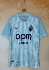 (S-4XL) 26-27 Monaco 2nd Away Light Blue Thailand Soccer Jersey AAA-2315