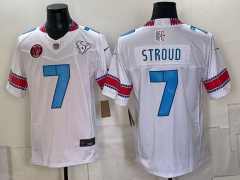 Houston Texans 5 Generations White #7 NFL Jersey-0840