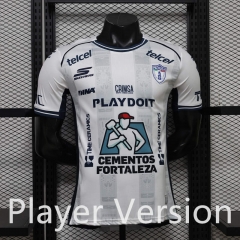 (S-3XL) Player Version 26-27 Correct Version Pachuca Away White&Grey Thailand Soccer Jersey AAA-888