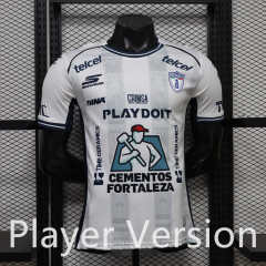 (S-3XL) Player Version 26-27 Correct Version Pachuca Away White&Grey Thailand Soccer Jersey AAA-888