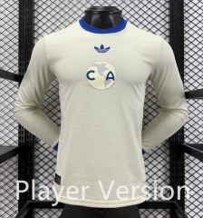(S-4XL) Player Version 26-27 Anniversary Edition Club America Beige LS Thailand Soccer Jersey AAA-5982