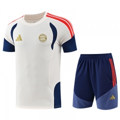 26-27 Bayern München Beige Thailand Training Soccer Uniform-418