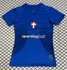 26-27 SE Palmeiras 2nd Away Blue Women Thailand Soccer Jersey AAA-5091