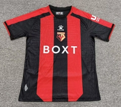 (S-4XL) 26-27 Watford Away Red&Black Thailand Soccer Jersey AAA-8025
