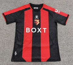 (S-4XL) 26-27 Watford Away Red&Black Thailand Soccer Jersey AAA-8025