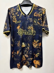 (S-4XL) 26-27 Special Version Napoli Black&Gold Thailand Soccer Jersey AAA-7209