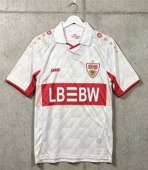 (S-4XL) 26-27 UEFA Champions Version VfB Stuttgart Away White Thailand Soccer Jersey AAA-6156