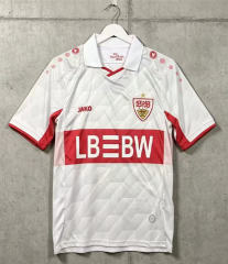 (S-4XL) 26-27 UEFA Champions Version VfB Stuttgart Away White Thailand Soccer Jersey AAA-6156