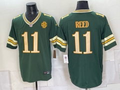 Green Bay Packers 5 Generations Green #11 NFL Jersey-0840