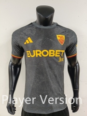 Player Version 26-27 Roma 2nd Away Black Thailand Soccer Jersey AAA-0871