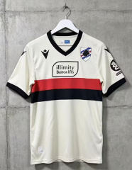 (S-4XL) 26-27 Sponsor Version Sampdoria Away White Thailand Soccer Jersey AAA-6156