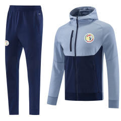 26-27 Senegal Blue&Grey Thailand Soccer Jacket Uniform With Hat-LH