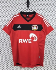 Retro Version 02-04 Bayer 04 Leverkusen Home Red Thailand Soccer Jersey AAA-3257