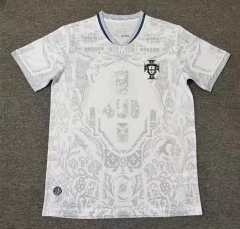 (S-4XL) 26-27 Special Version Portugal White Thailand Soccer Jersey AAA-2483