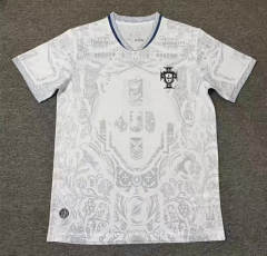 (S-4XL) 26-27 Special Version Portugal White Thailand Soccer Jersey AAA-2483