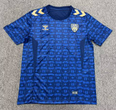 (S-4XL) 26-27 Sunderland AFC 2nd Away Blue Thailand Soccer Jersey AAA-8025