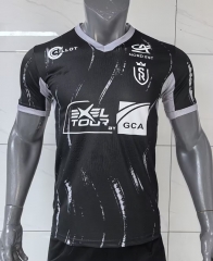 26-27 Stade de Reims 2nd Away Black Thailand Soccer Jersey AAA-9809