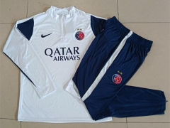 2 Stars 26-27 PSG White Thailand Soccer Tracksuit-815