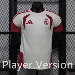 (S-3XL) Player Version 26-27 Real Madrid Beige Thailand Training Soccer Jersey AAA-888