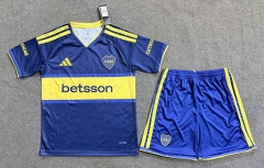 26-27 Boca Juniors Home Blue Soccer Uniform-6748