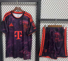 26-27 Bayern München 2nd Away Purple&Red Soccer Uniform-4108