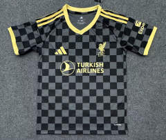 (S-4XL) 27-28 Liverpool Away Black Thailand Soccer Jersey AAA-7209