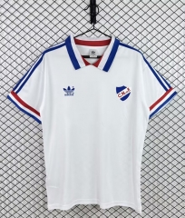 Retro Version 80-82 Club Nacional de Football Home White Thailand Soccer Jersey AAA-3257