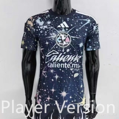 (S-4XL) Player Version 26-27 Club América 2nd Away Royal Blue Thailand Soccer Jersey-5404