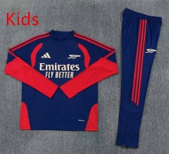 26-27 Arsenal Royal Blue Kids/Youth Soccer Tracksuit-2315