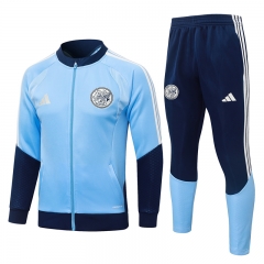 26-27 Ajax Light Blue Thailand Soccer Jacket Uniform-815