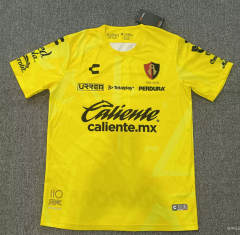 (S-4XL) 26-27 Atlas Goalkeeper Yellow Thailand Soccer Jersey AAA-5378
