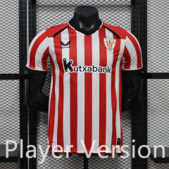 (S-3XL) Player Version 26-27 Athletic Bilbao Red&White Thailand Soccer Jersey AAA-888