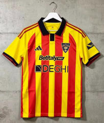 (S-3XL) 26-27  US Lecce Home Red&Yellow Thailand Soccer Jersey AAA-6156