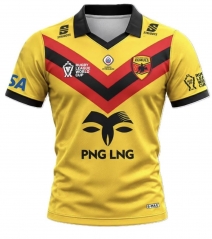 (S-5XL) 2026 World Cup Samoa Home Yellow Thailand Rugby Shirt