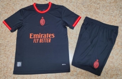 26-27 AC Milan 2nd Away Black Soccer Uniform-6916