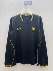 (S-4XL) 26-27 Chelsea Away Black LS Thailand Soccer Jersey AAA-9268