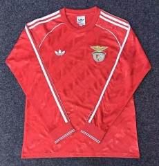 (S-4XL) 26-27 Casual Version Benfica Red LS Thailand Soccer Jersey AAA-7750